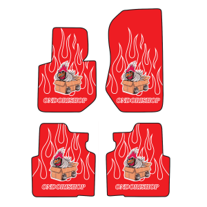 TAPIS VOITURE ONDORISHOP ROUGE
