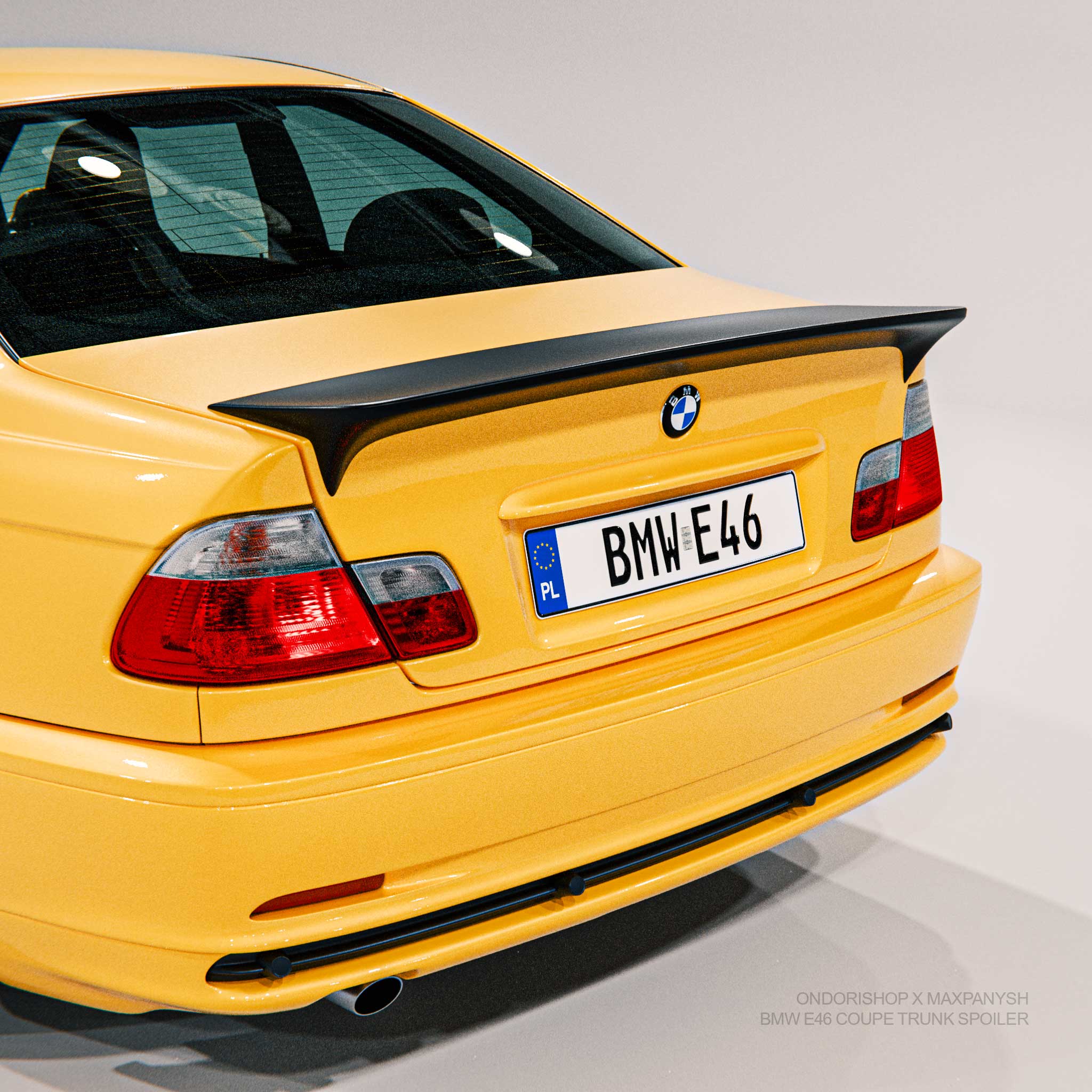 BMW ONDORI X MAX PANYSH E46 AILERON COUPE