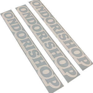 DIE CUT ONDORISHOP WHITE 40CM